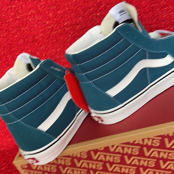 Vans Sk8-Hi Blue Coral/True White MENS - Picture 15 of 16